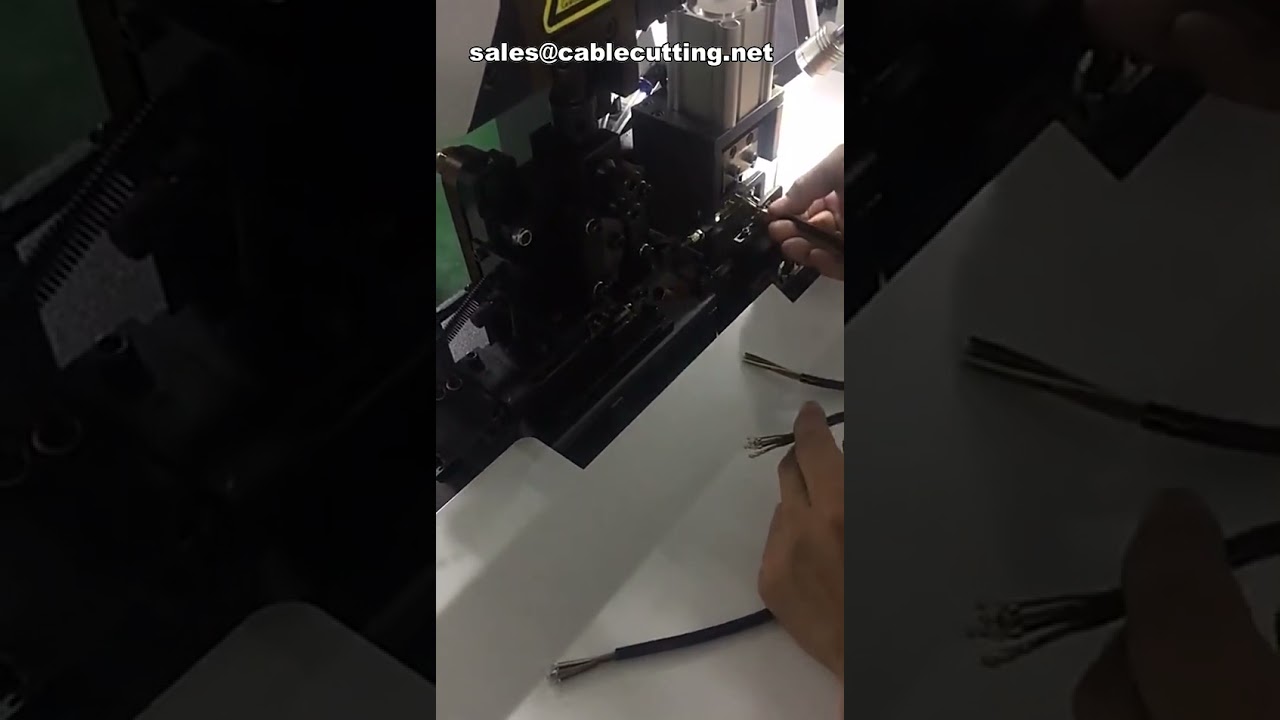 Terminal Crimp Machine with Stripping for PVC, Electric Cable, BV Hardlines, BVR Softlines