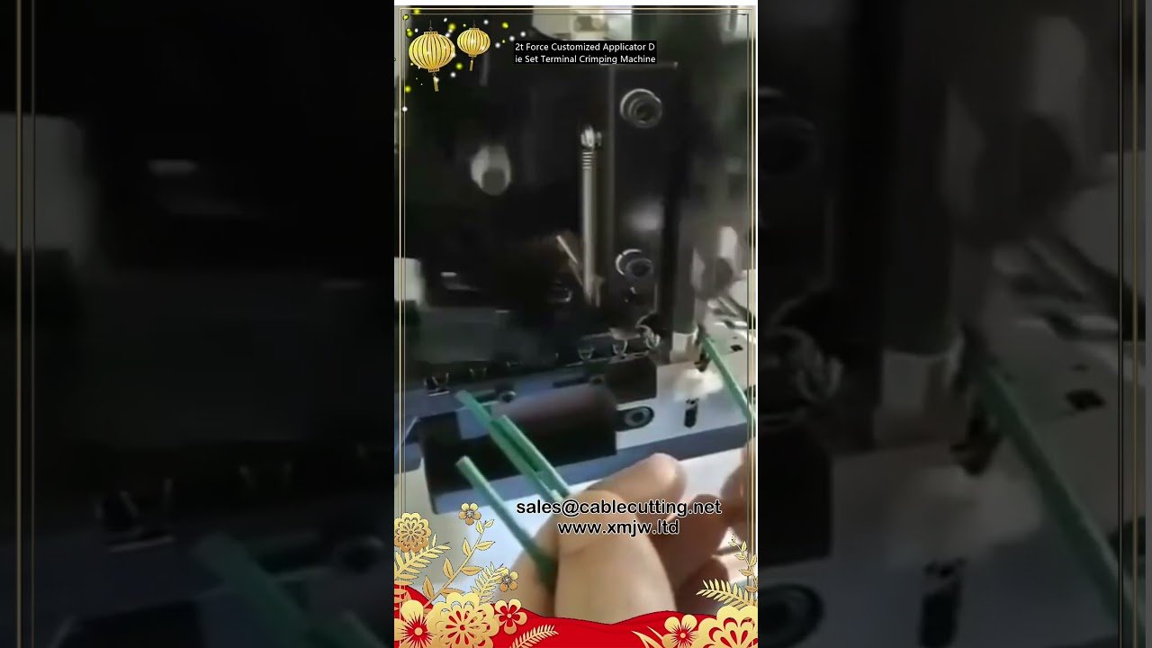 2-Ton Force Customized Applicator Die Set Terminal Crimping Machine