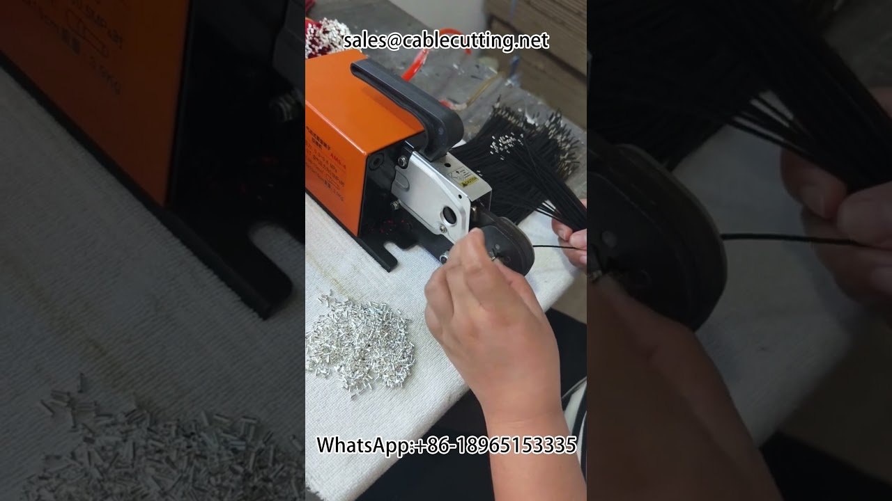 Pneumatic Tube Type Terminal Crimping Machine for Wire Processing