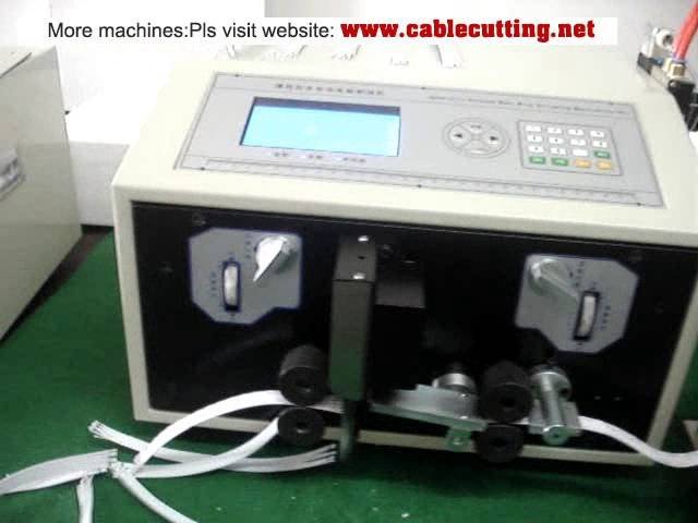 Flat Cable Stripping, Cutting, and Splitting Machine (WPM-09-E)