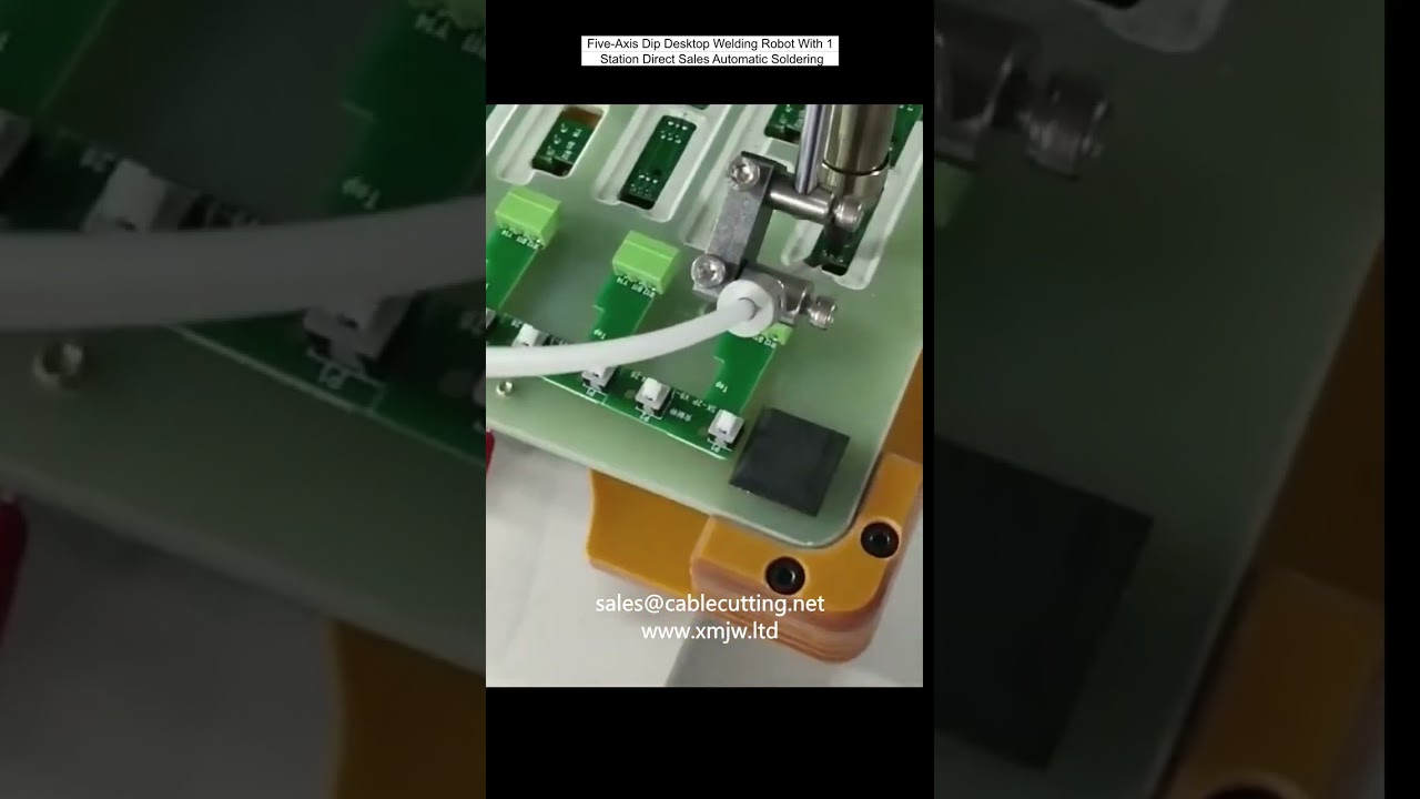 Five-Axis Dip Desktop Welding Robot with 1-Station Direct Sales Automatic Soldering
