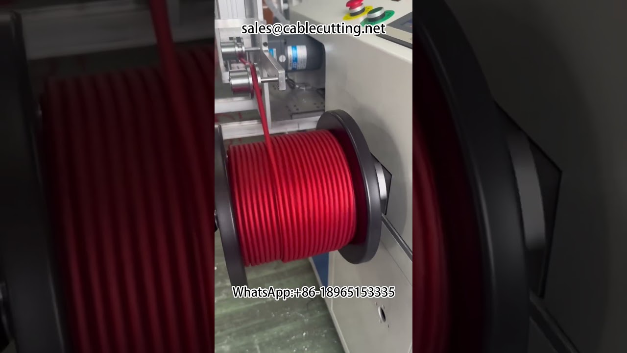 Automatic Meter Counting, Lining, Cutting, and Wire Winding Machine