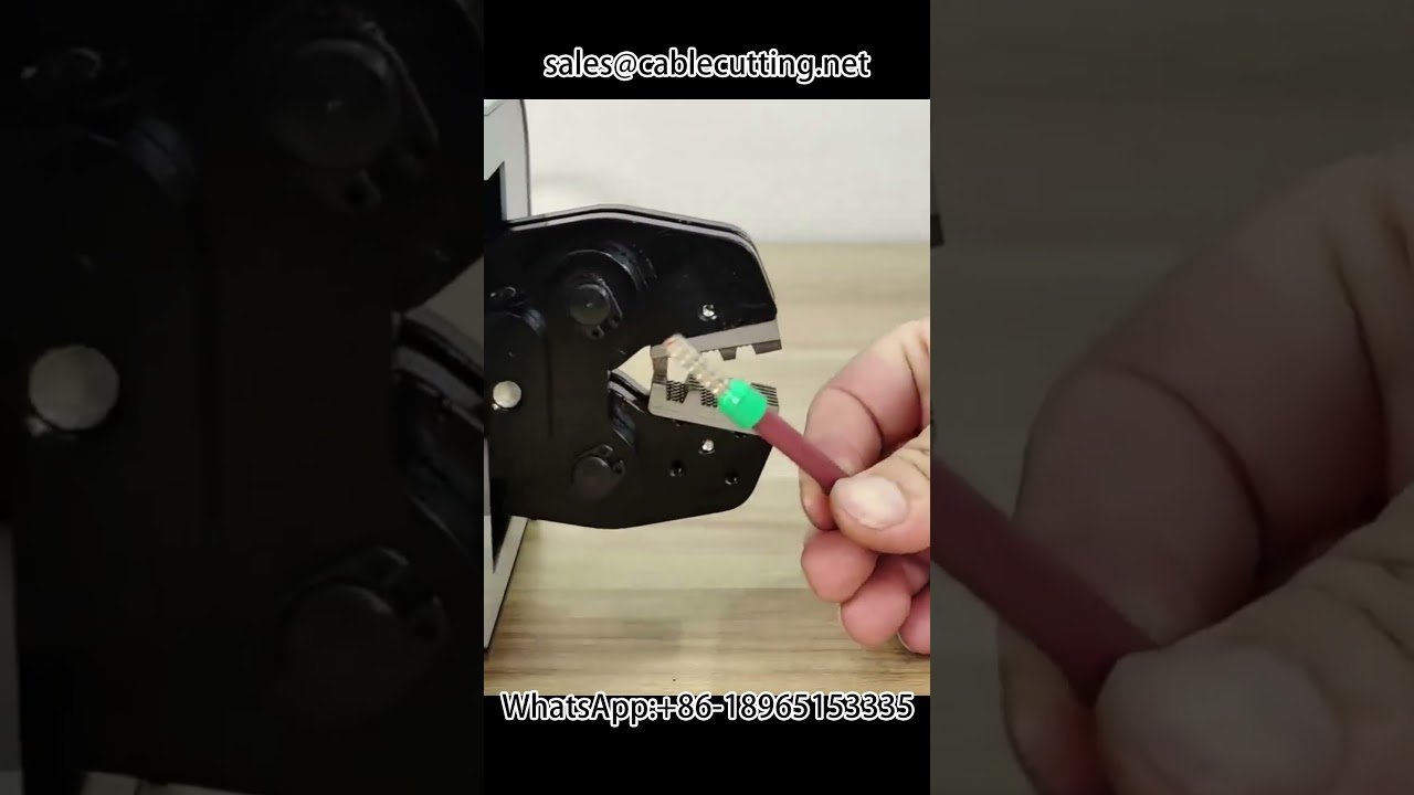 Pneumatic Crimping Machine | Automated Wire Terminal Crimper