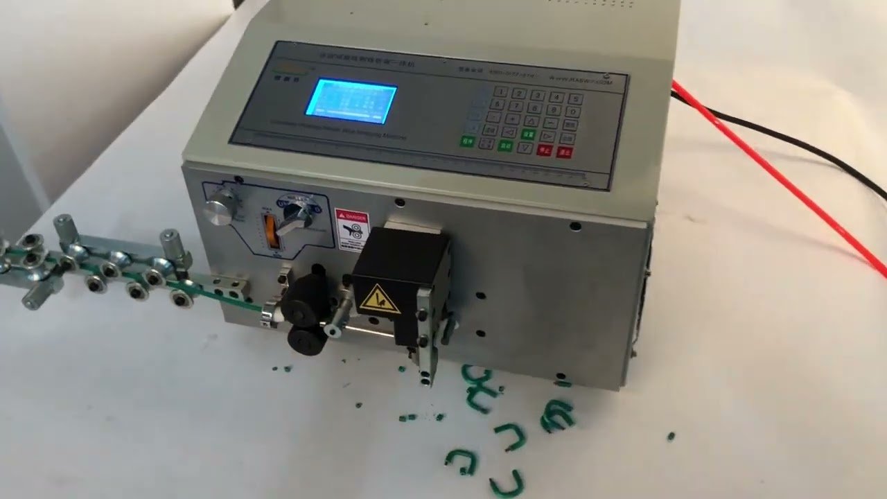 Computer Automatic Wire Stripping Bending Machine SWT-508 ZW-16 with 4 Rollers Straightener