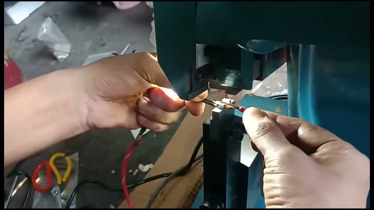 Automatic Mute Copper Belt Crimping Machine for Big Cable Wire Terminal Connection Welding