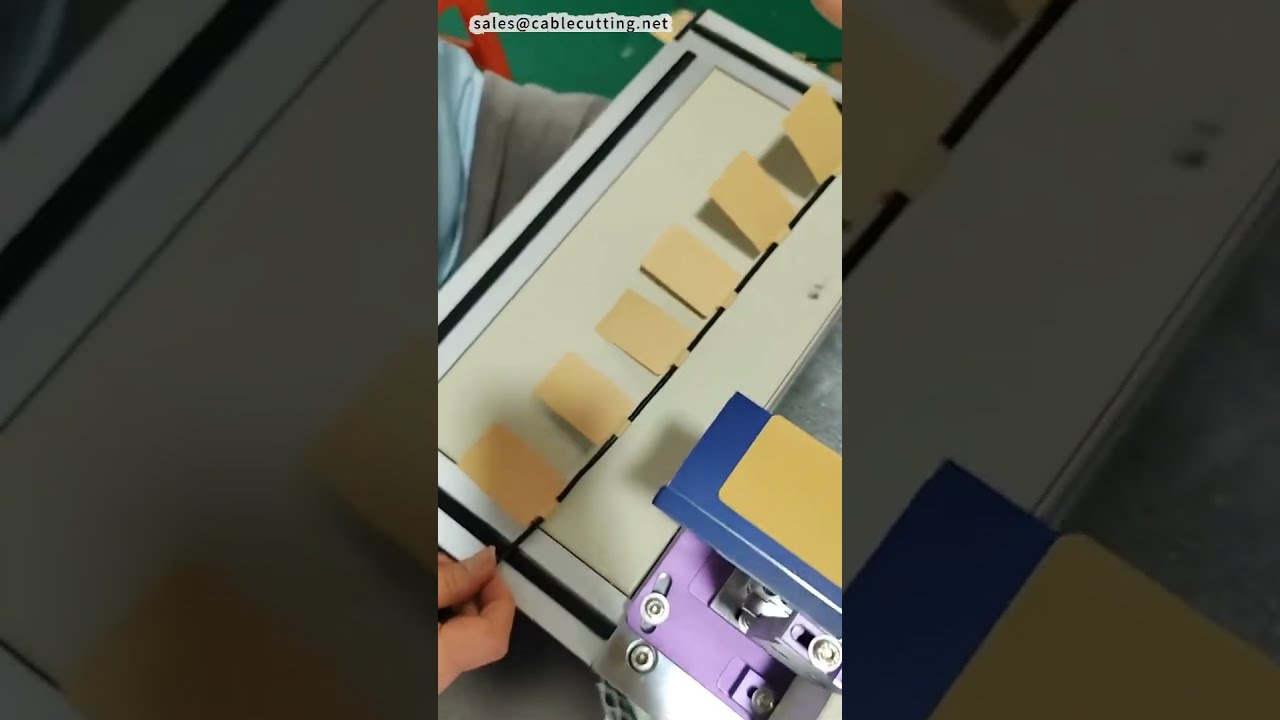 Standard Wire Fold-Over Labeling Machine for 110mm x 40mm Labels