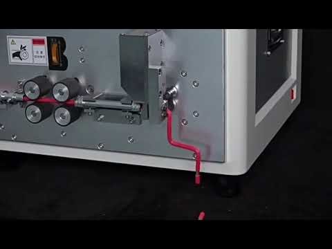 16-Square Pneumatic Touch Screen Wire Stripping and Bending Machine 216-B 4-Wheel Automatic Cable Stripper