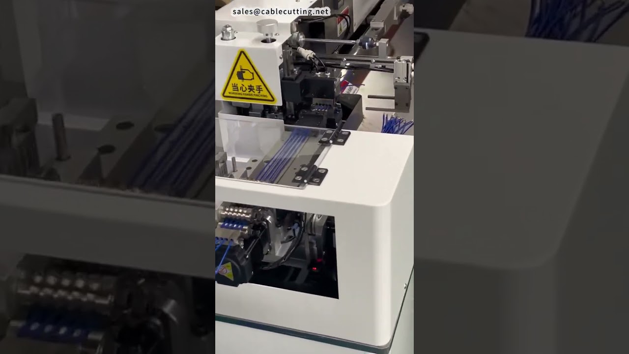 5-Wire Parallel Processing Crimping and Tinning Machine | Quality Focus