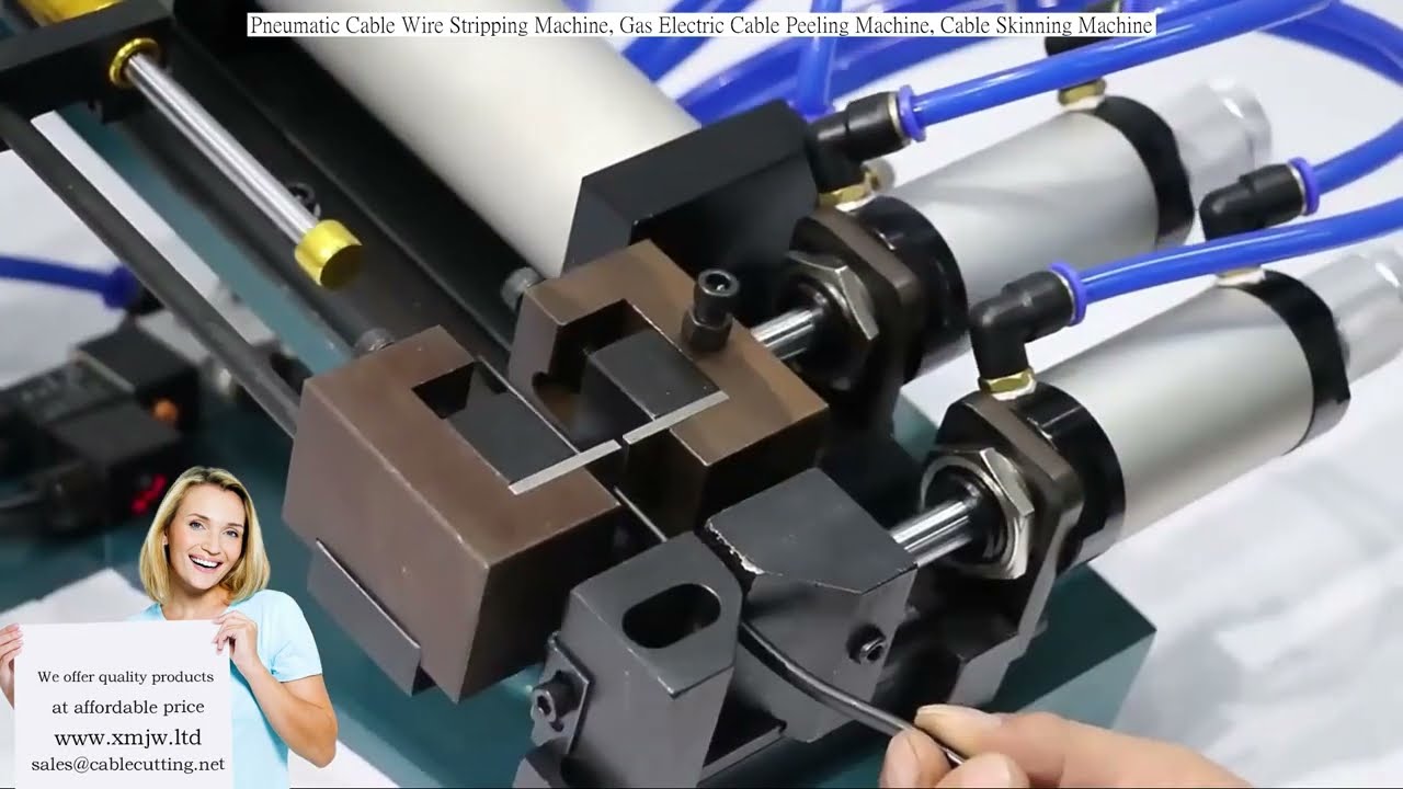 Pneumatic Cable Wire Stripping Machine | Gas & Electric Cable Peeling & Skinning Machine