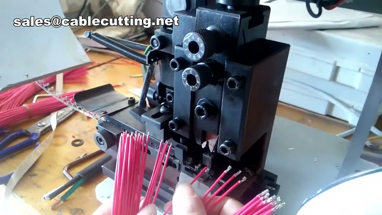 High-Speed Terminal Crimping Machine for Automated Wire Processing