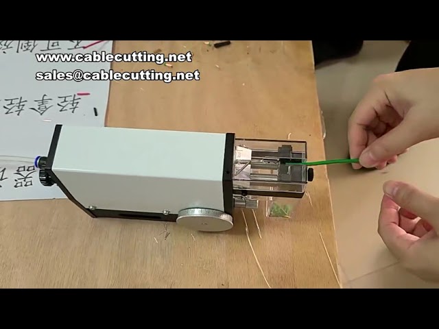 High Precision Induction Type Pure Pneumatic Stripping Machine | Upright Portable Wire and Cable Stripper