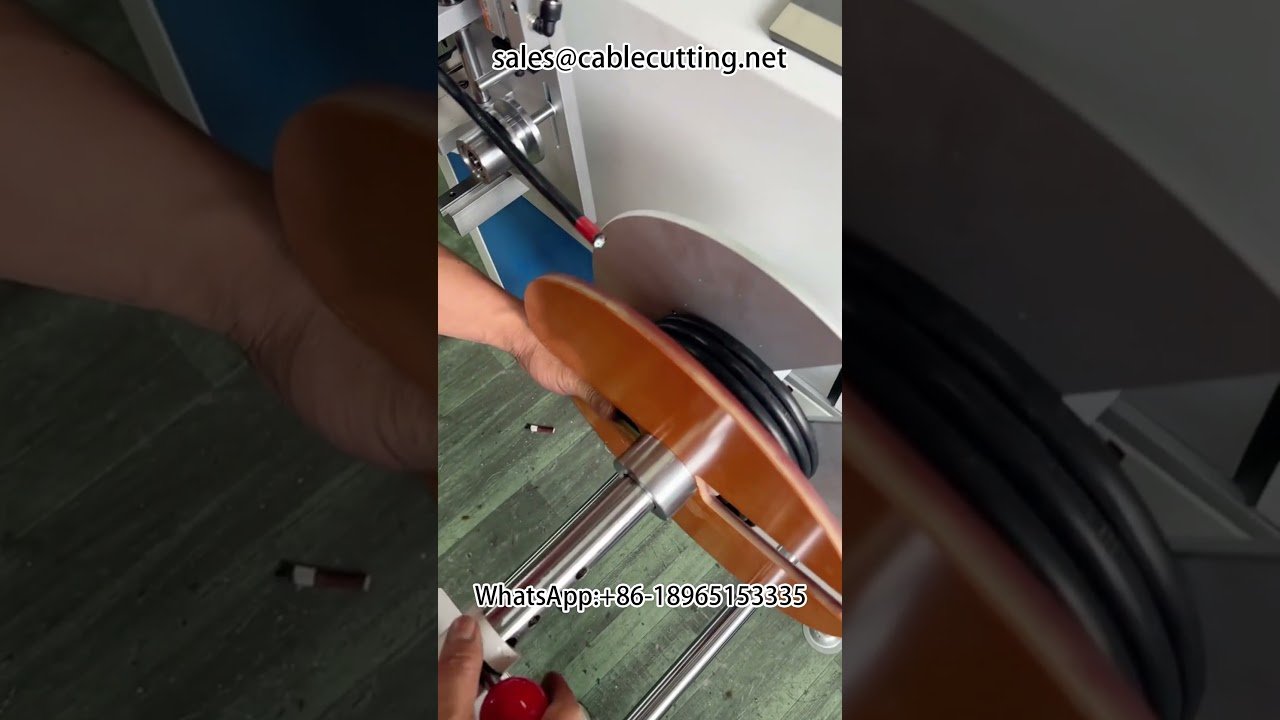 High-Power Square Power Cord Counting, Rewinding, and Cutting Machine for Large Rolls