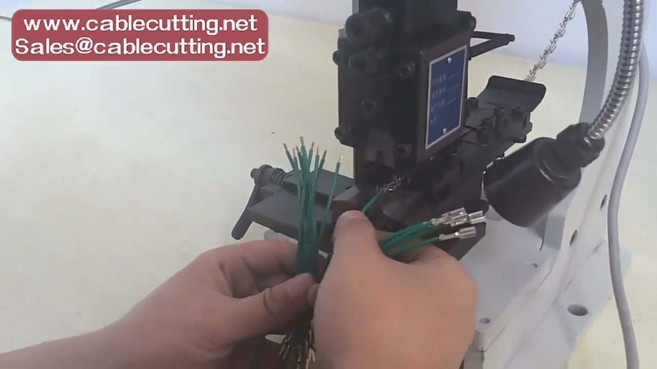 1.5T Fully Automatic Wire Terminal Crimping Machine, High-Speed Low-Noise Terminal Crimper