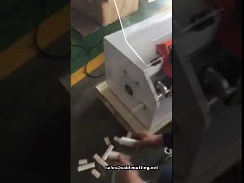 Corrugated Tube Cutting Machine for Heat Shrink Tubing, PVC, and Rubber Hose