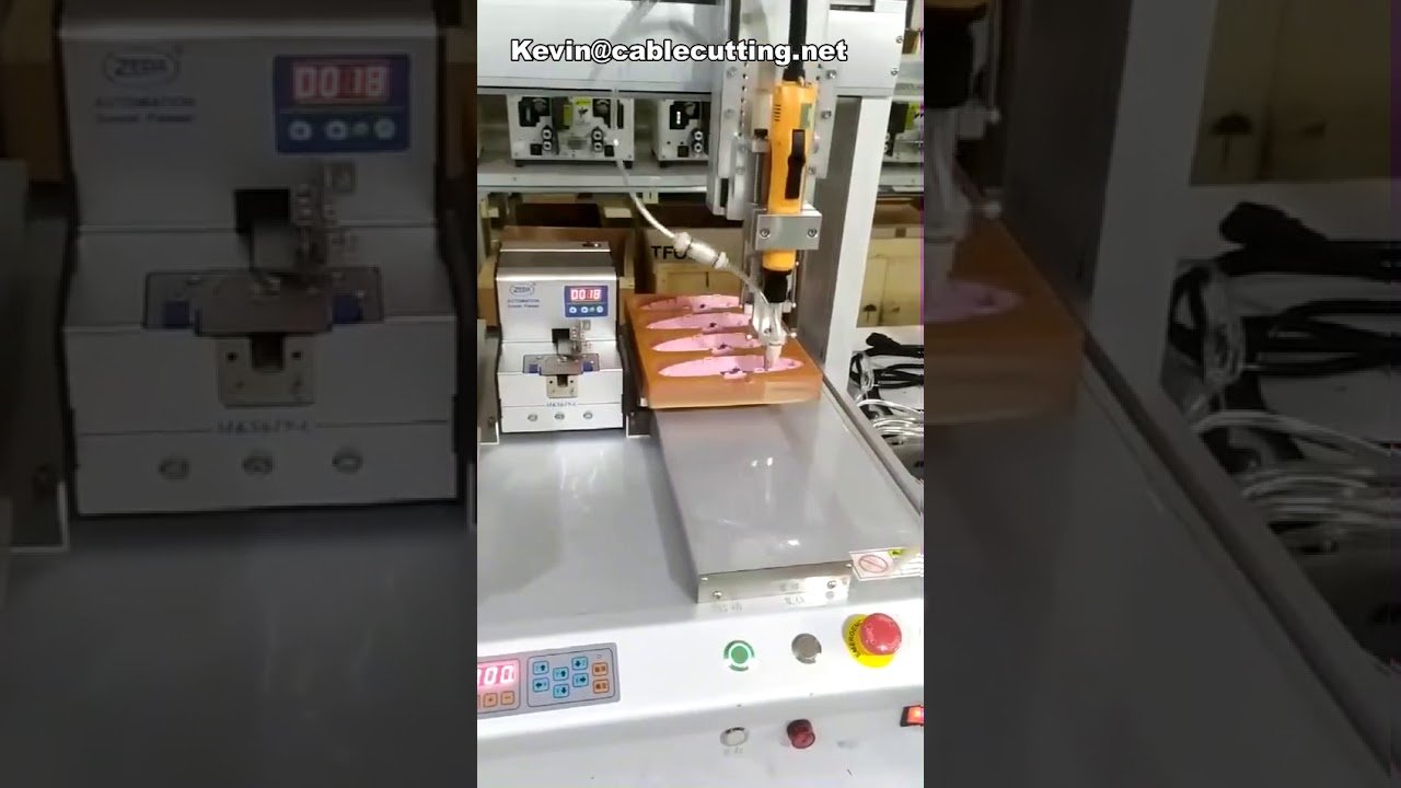 Desktop Magnetic Feeding Robotic Screw Fastening Machine