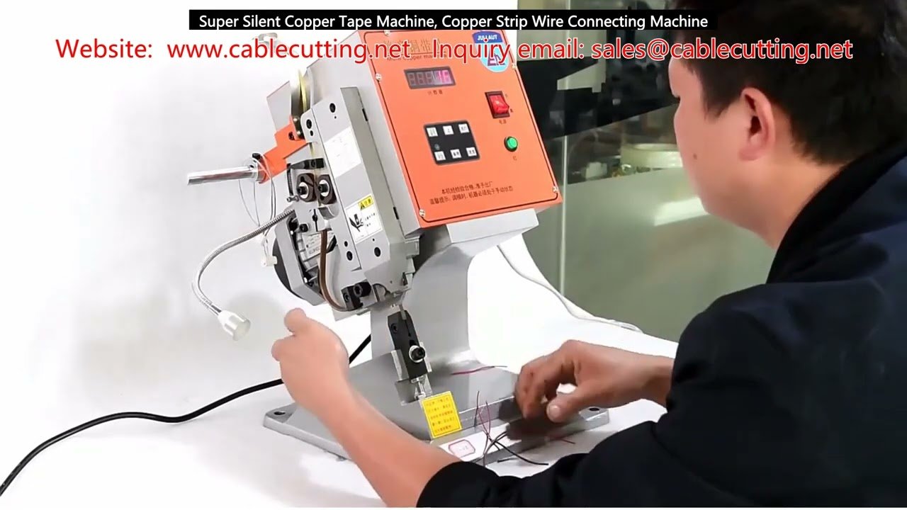 Super Silent Copper Tape Machine | Copper Strip Wire Connecting Machine