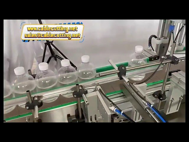 4-Head Olive Oil Drink Bottle Desktop Filling and Capping Machine Production Line