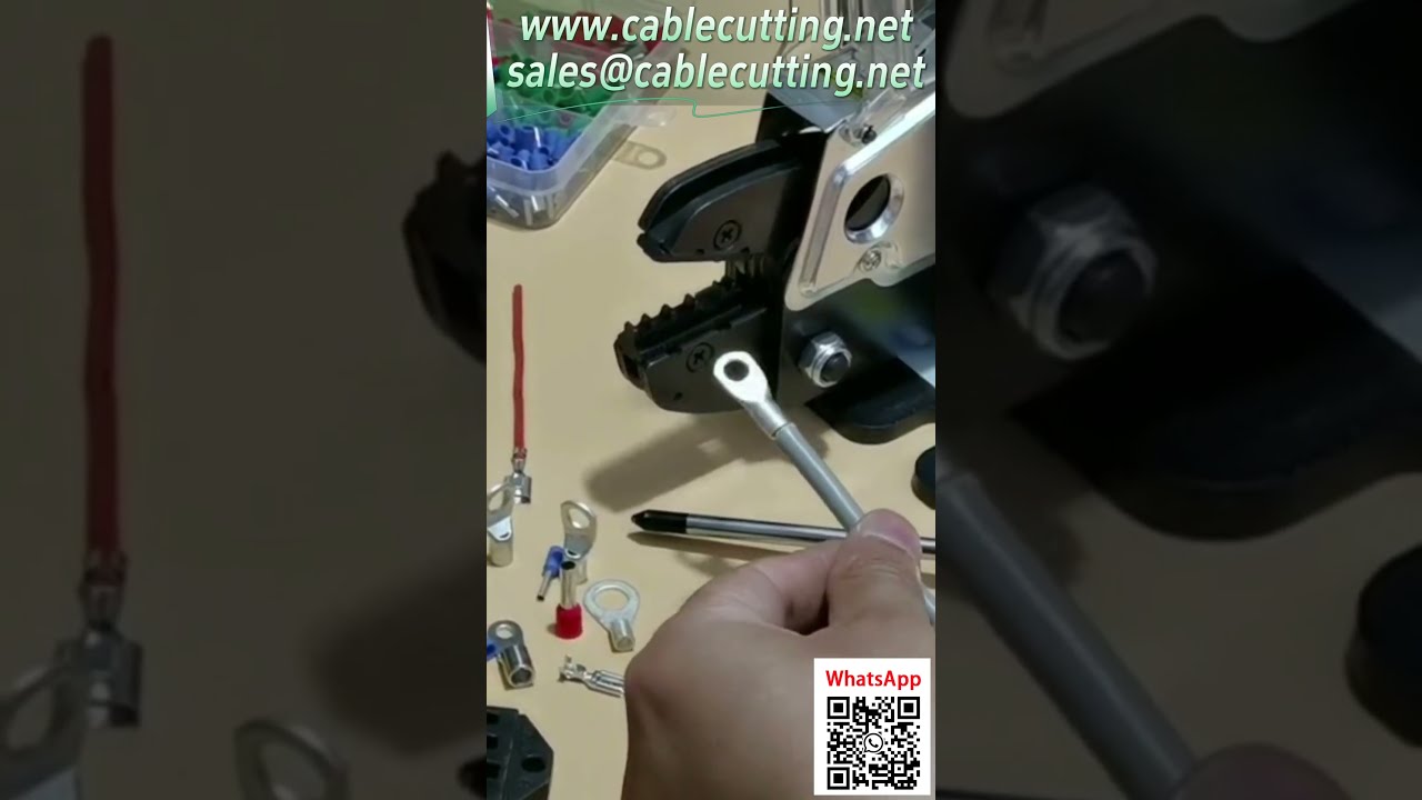 Customized Pneumatic Wire Terminal Crimper | 0.25-16 sq mm | Fast & Efficient