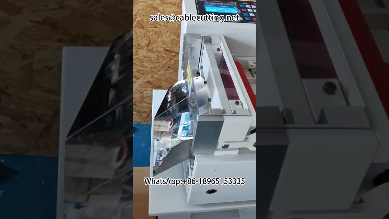 Automatic Computer Tube Cutting Machine for Heat Shrinkable Tube and Braided Copper Tape