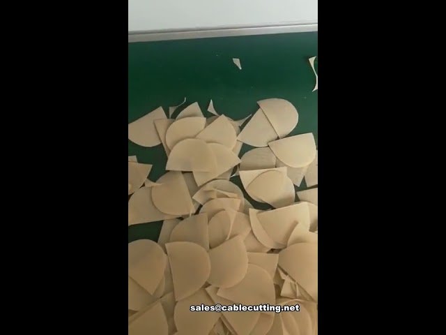 Ultrasonic Ribbon Tape Rolling and Round Shape Cutting Machine