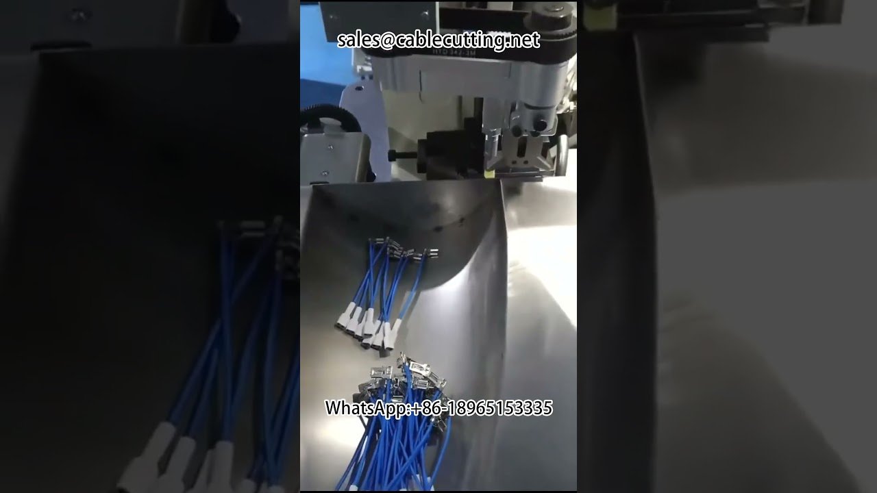 Automatic Double Head Termination Machine with Wear Sheath Stripping Machine for Harness Equipment