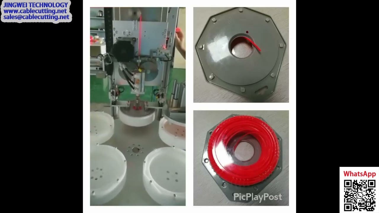 Automatic Winding Machine for Trimmer Line Snap-On Blister Packs