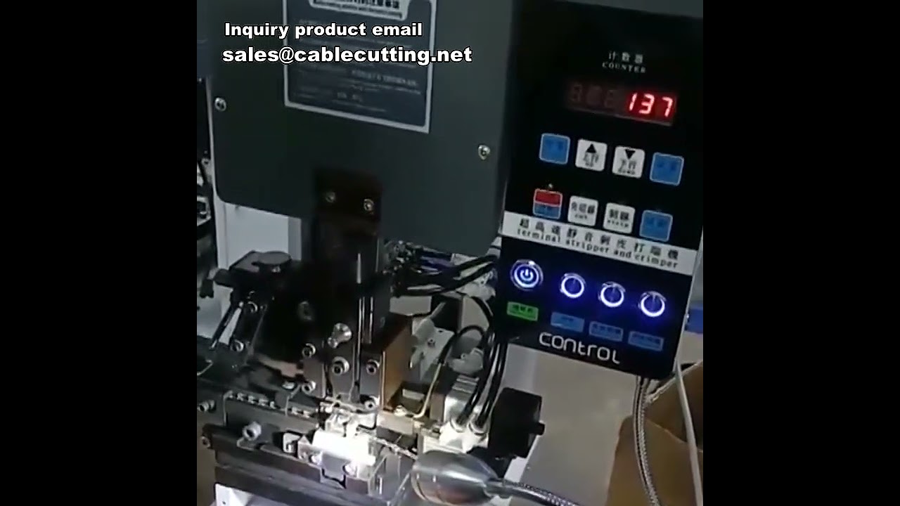 Wire Strip Crimp Terminal Machine, Cable Strip Tapping Machine, Horizontal Crimping Machine