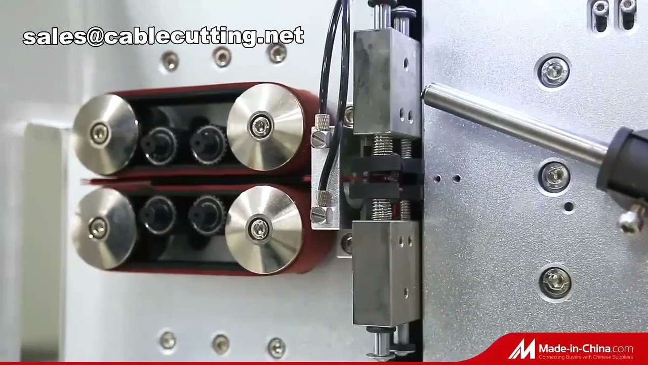 Multi-Core Wire Stripping and Cutting Machine for Max 30mm2 Wire Diameter
