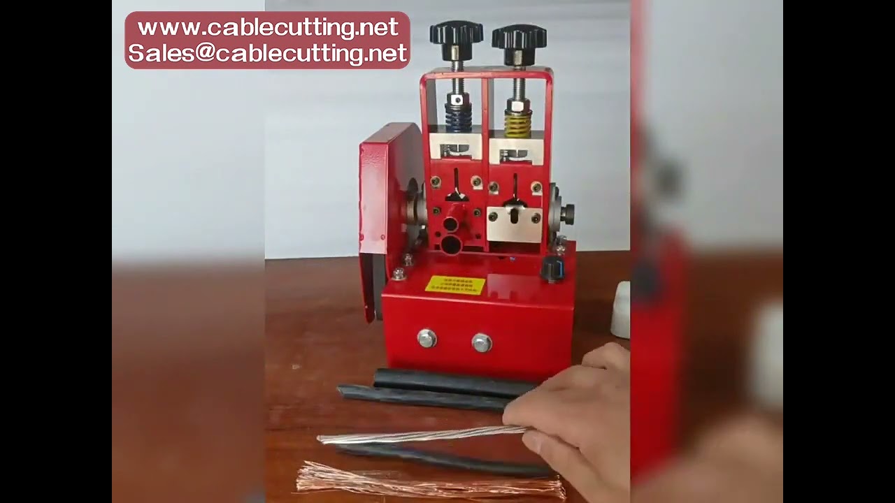 Mini Electric Wire Stripping Machine Drill Powered Hand Crank 1-5-18mm Diameter with Blade for Copper