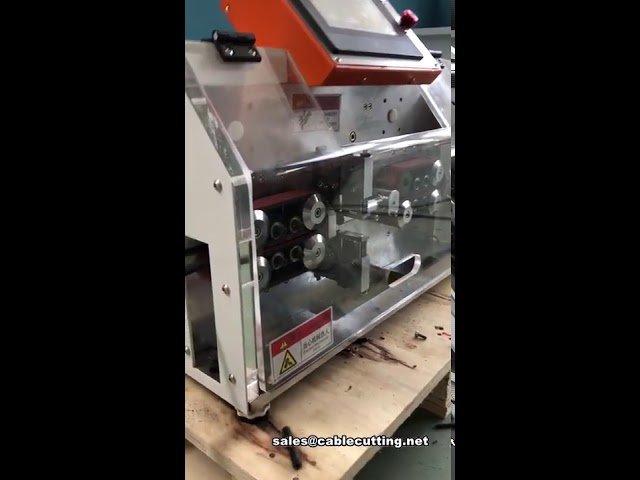 Fully Automatic 7-Core Wire Round Sheath Cable Stripping and Cutting Machine
