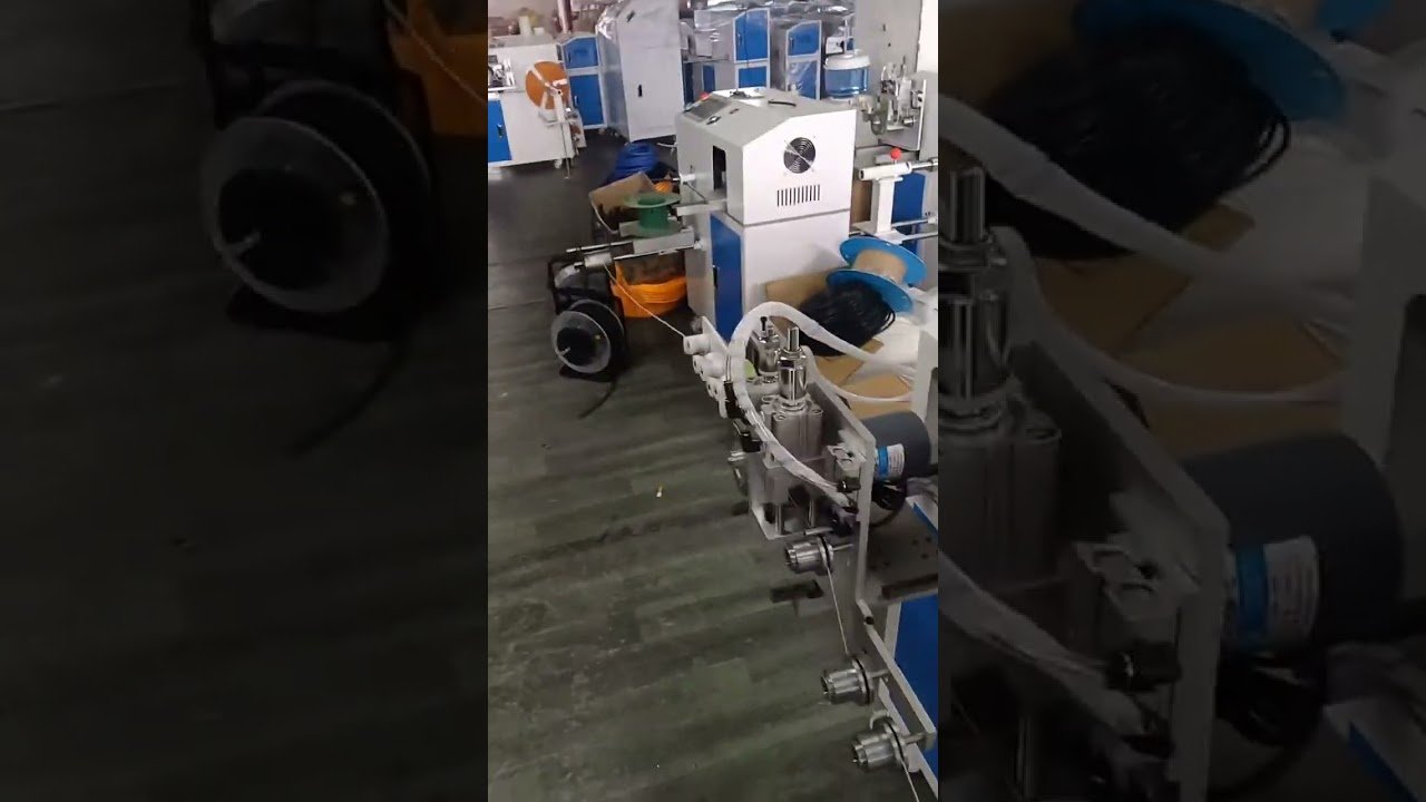 Floor-Standing Automatic Sorting, Cutting & Wire Coiling Machine for Coaxial RF Cables