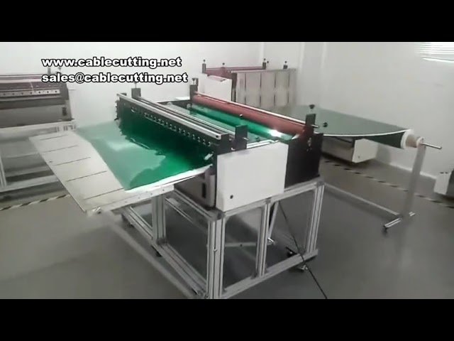 Automatic Plastic Film Cutting Machine | PVC Sheet Cross Cutter
