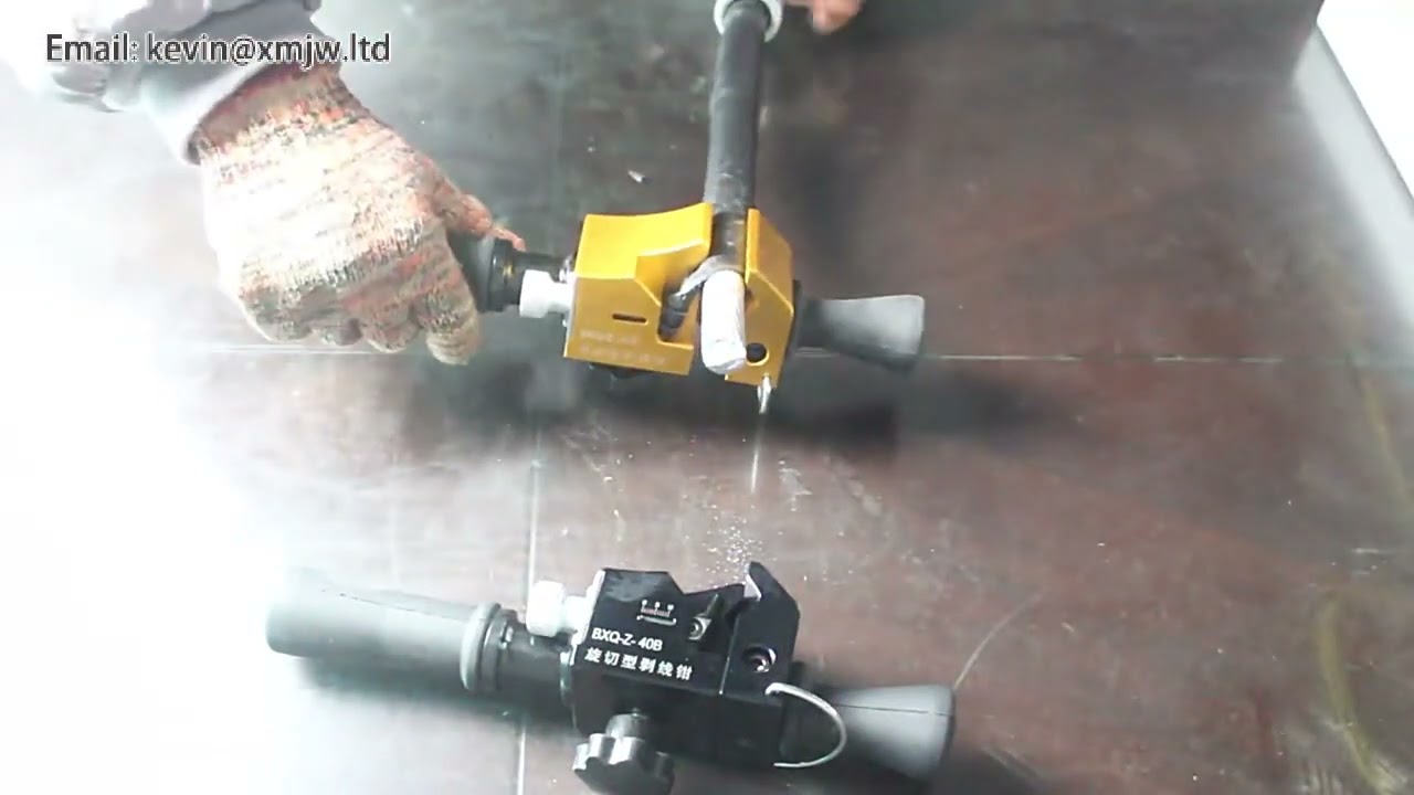 Flexible Rotary Wire Stripper for 12-40mm Diameter Cable, Mid-Section Peeling