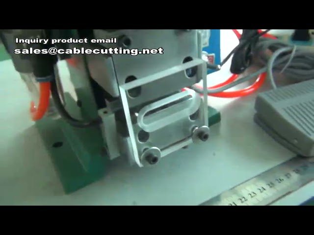 Vertical Type Semi-Automatic Wire Stripping and Peeling Machine