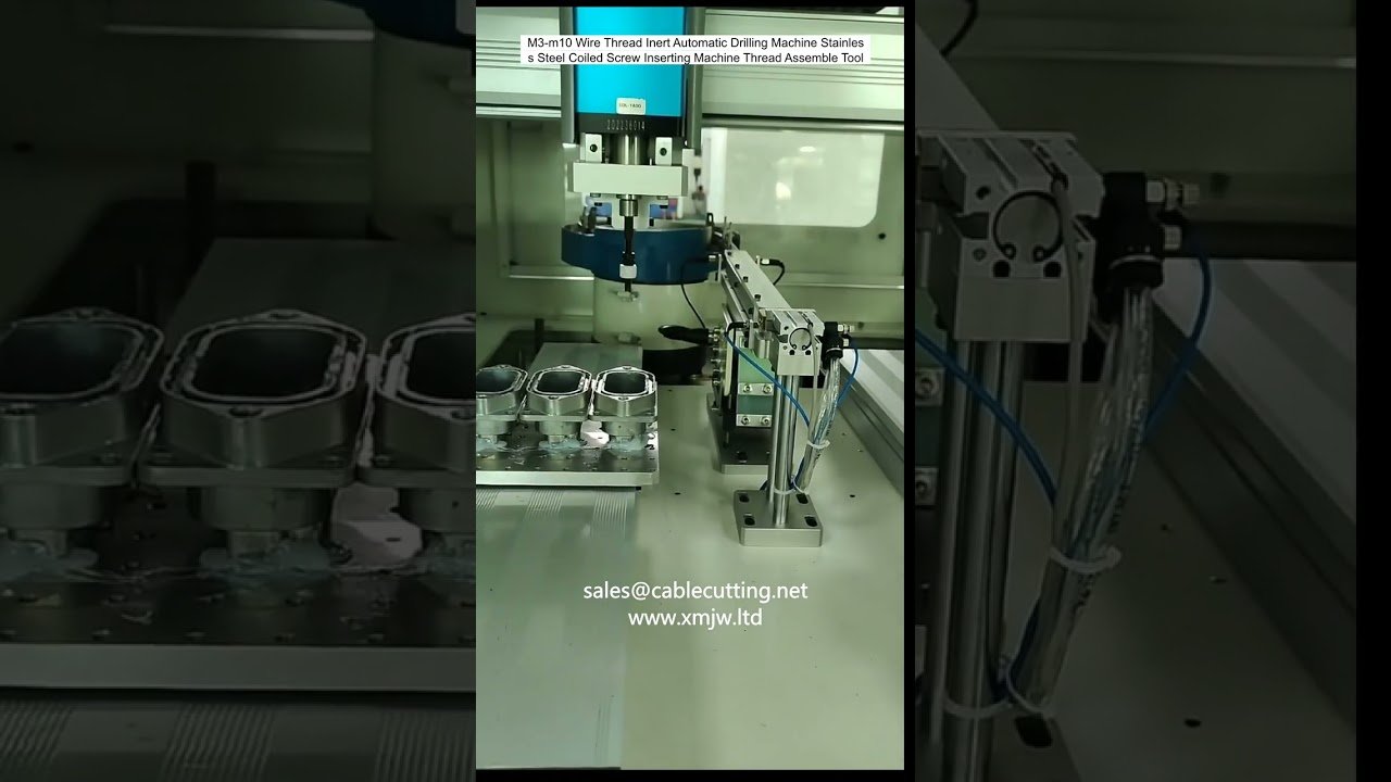 M-3 M-10 Automatic Wire Thread Inserting Machine for Stainless Steel Coiled Screws