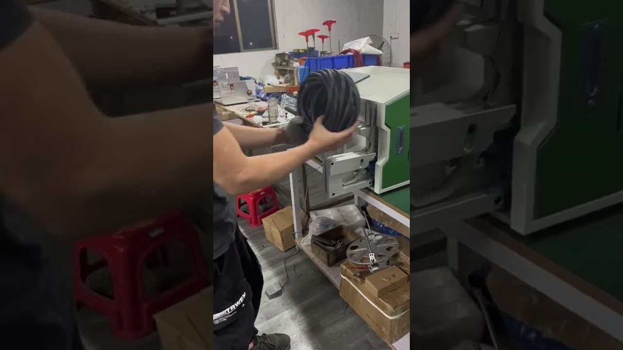 Automatic Coiling and Tying Machine for Corrugated Tube Wire Harnesses