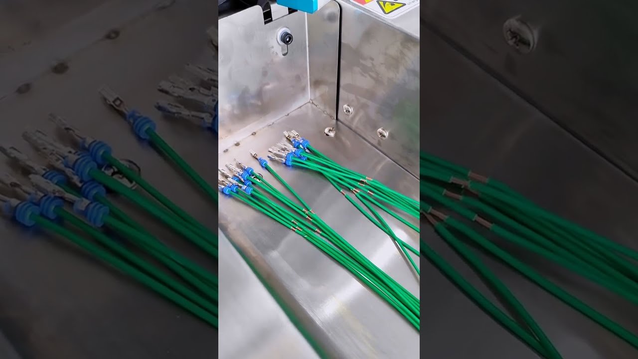 EV Parallel Wiring Harness Machine with Mid-Strip and Rain-Plug Insertion