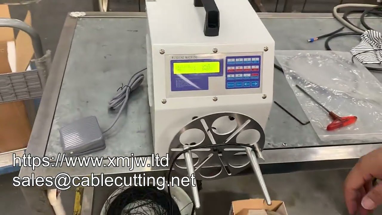 Automatic Wire Binding, Winding, and Spooling Machine WPM-200-w
