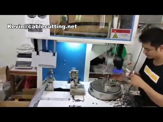 High-Speed Automatic Cable Wire Winding, Tying, and Bundling Machine