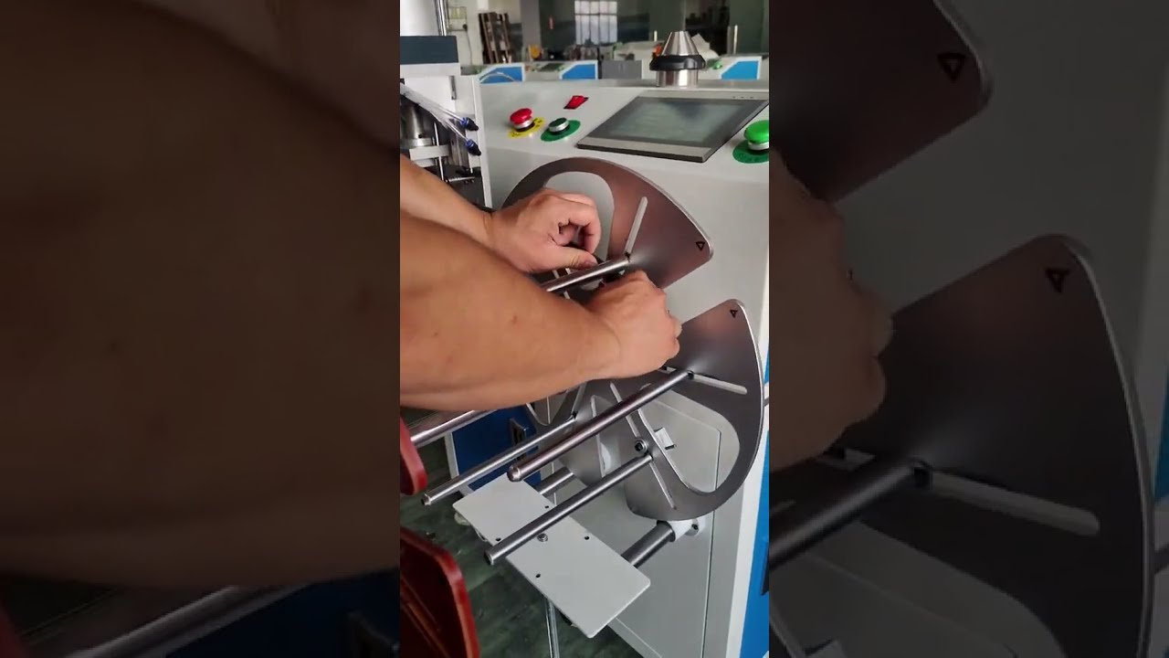 190 Efficient Large to Small Roll Rewinder with Precise Metering & Neat Winding