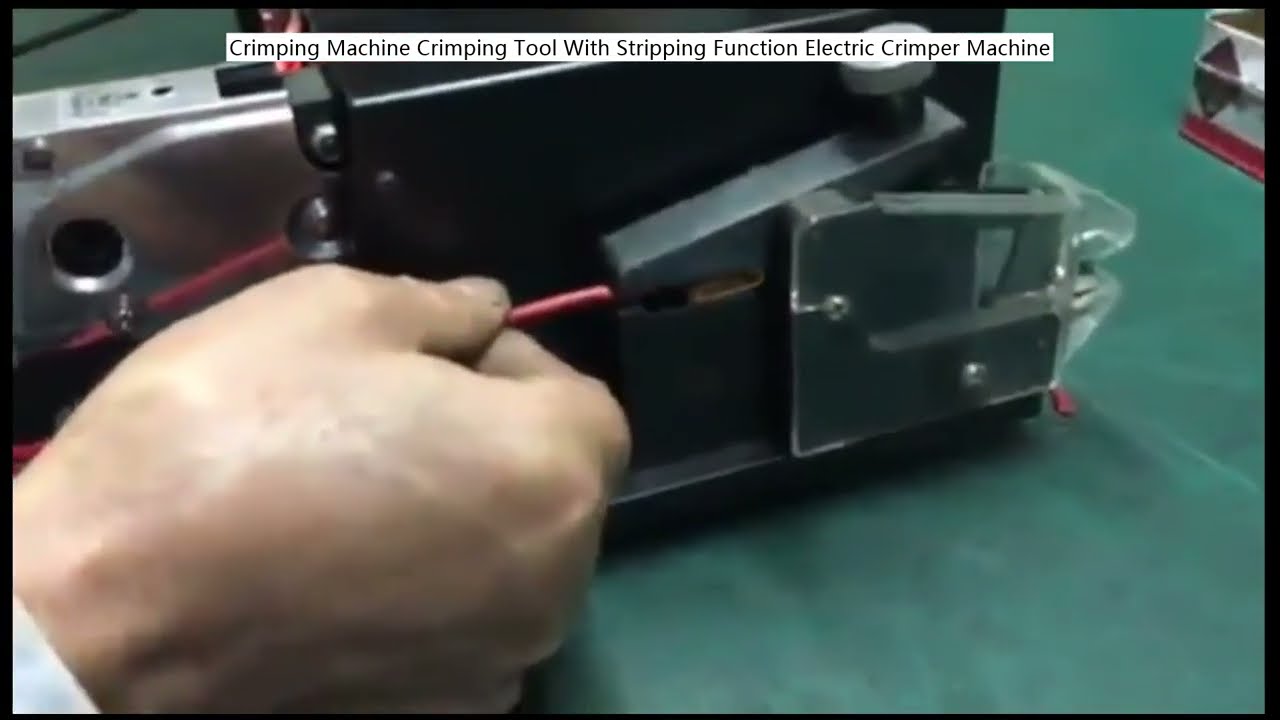 Electric Crimping Machine with Stripping Function | Automated Wire Processing Tool