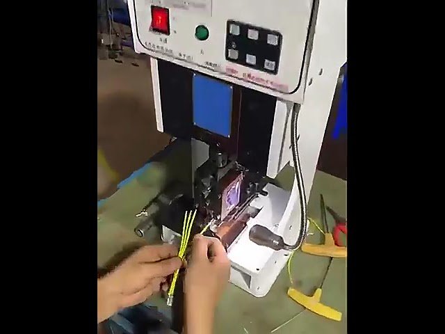 Semi-Automatic Mute Terminal Crimping Machine | Auto Cable Lug Crimper