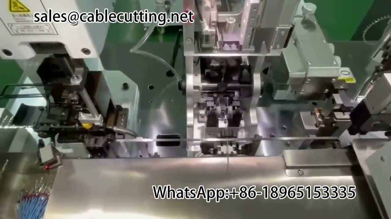 Fully Automatic Double-Head Terminal Crimping Machine for Automotive Waterproof Plug Wiring Harnesses