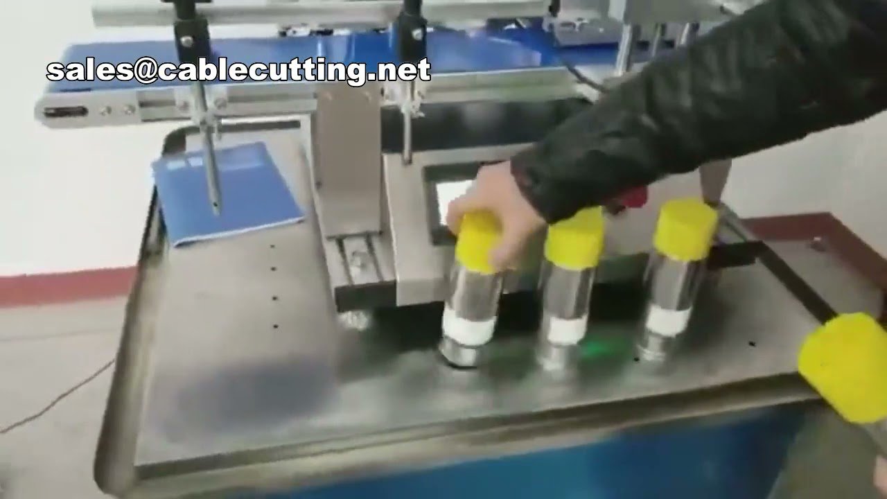 Desk-Top Induction Labeling Machine for Round Bottles, Cans, and Jars
