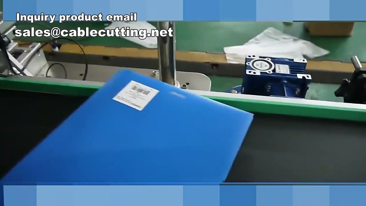 Automatic Sticker Labeling Machine for Unfolded Cartons and Label Tape