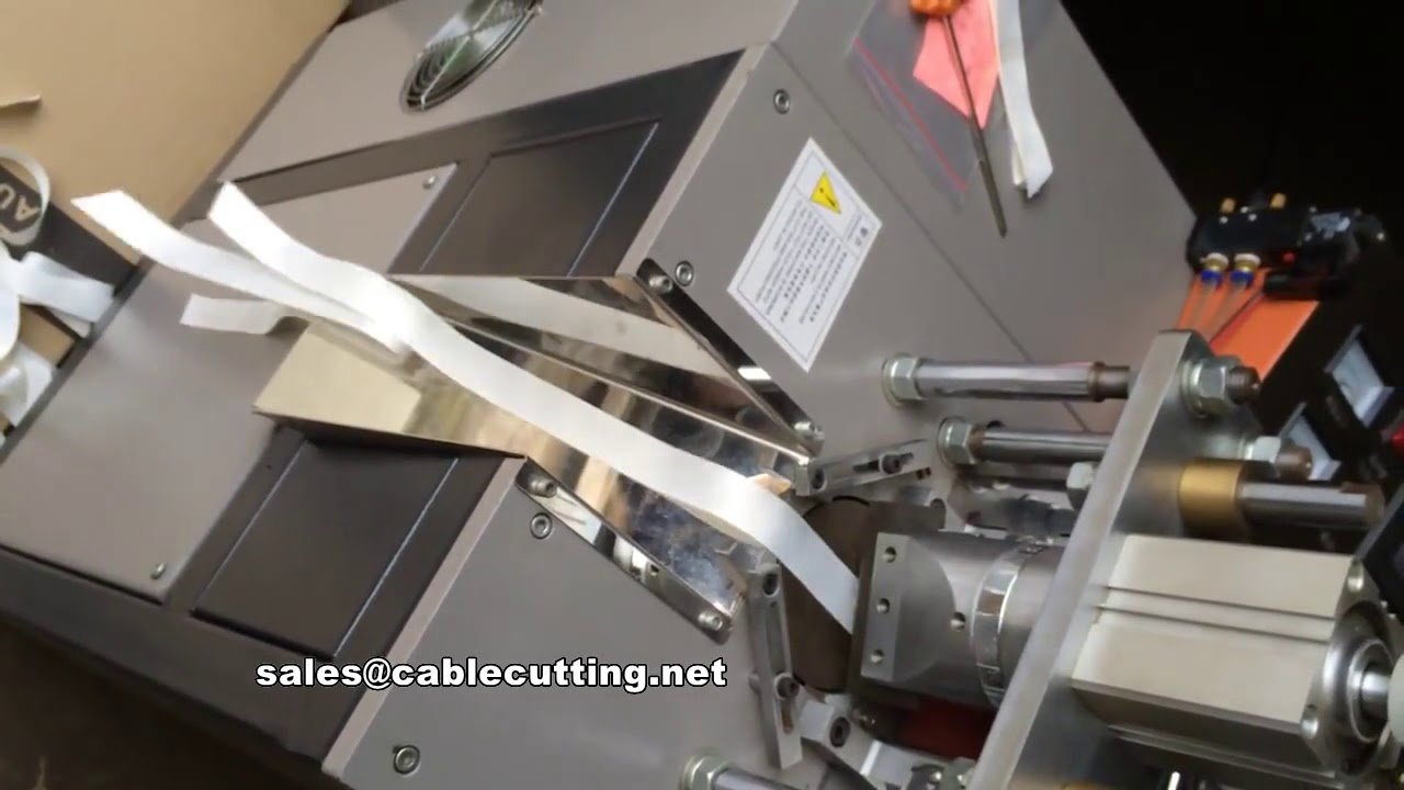 Automatic Ultrasonic Ribbon Cutting Machine for Packaging & Automation