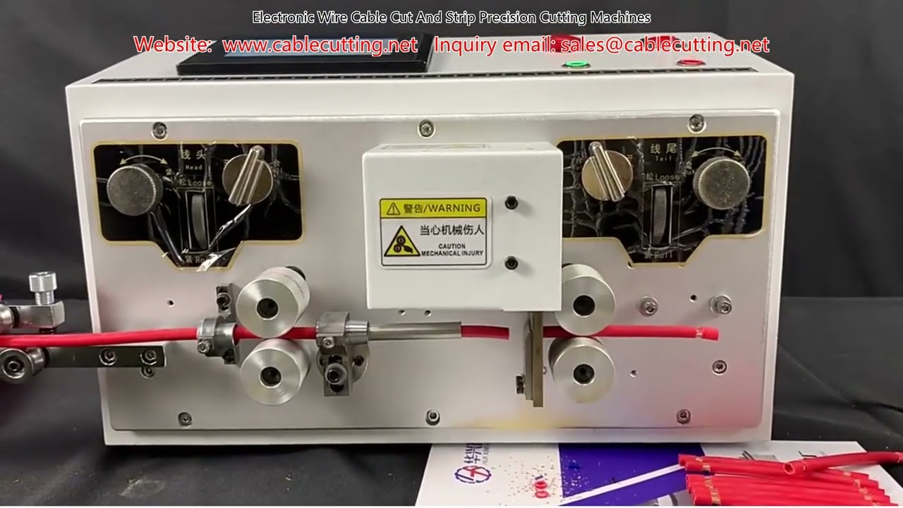 Electronic Wire Cable Cut and Strip Precision Cutting Machine