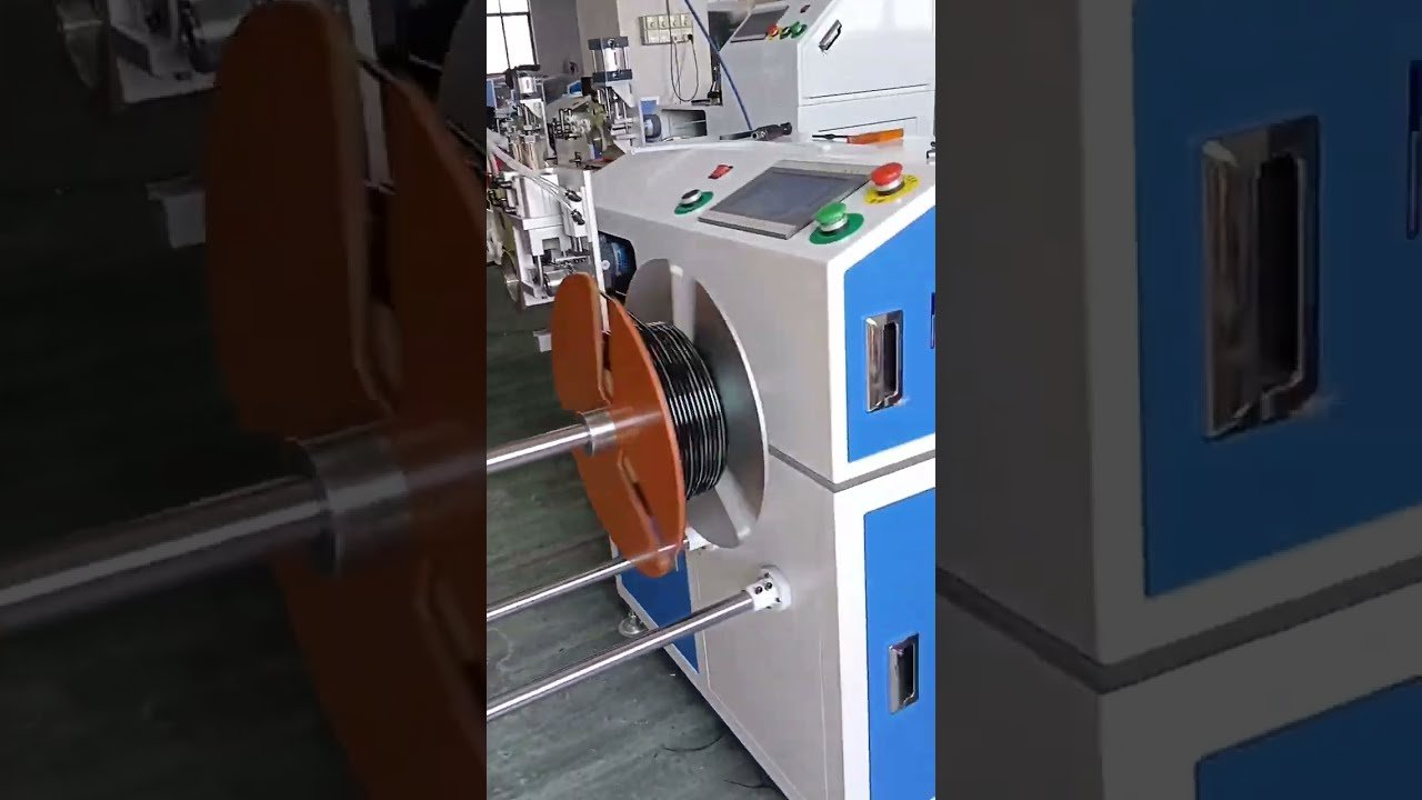 Automatic Wire Meter Counting, Traversing, Cutting & Tube Coiling Machine for 1mm to 16mm Diameter