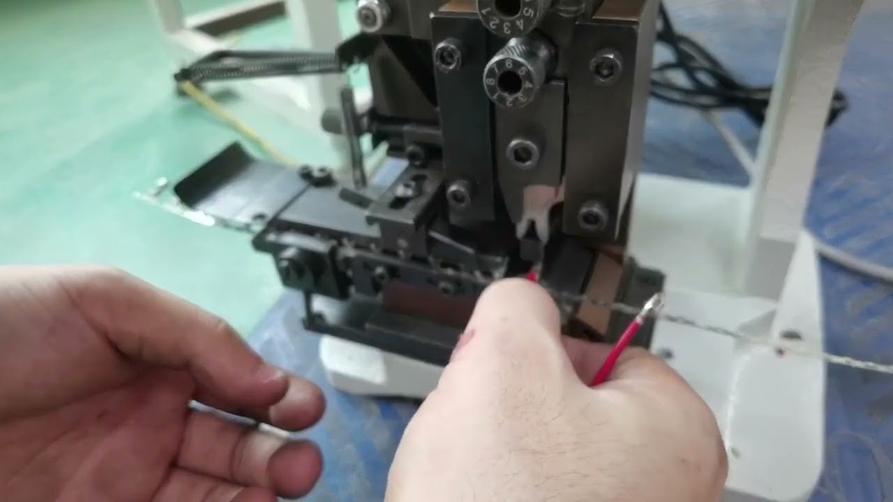 Terminal Crimping Machine Real Shot Video Equipment for Factory Automation