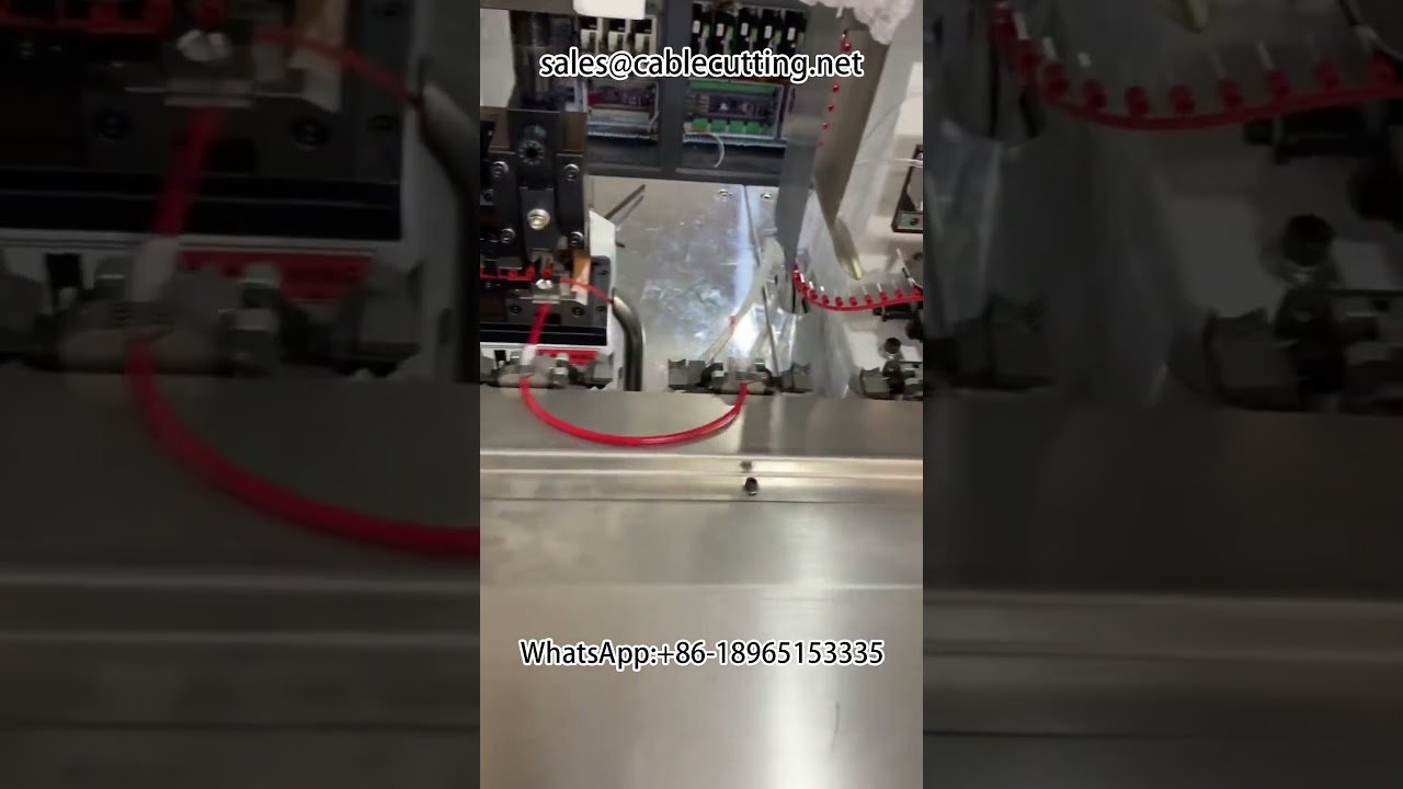 Automatic Wear Heat Shrinkable Tube Laser Engraving Double Head Crimp Terminal Harness Equipment